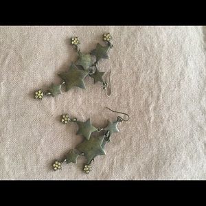 Star dangle earrings